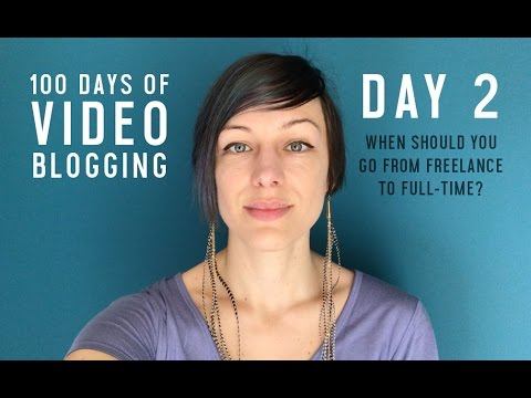 #The100DayProject / Day 2: When to go from Freelance to full-time? смотреть онлайн