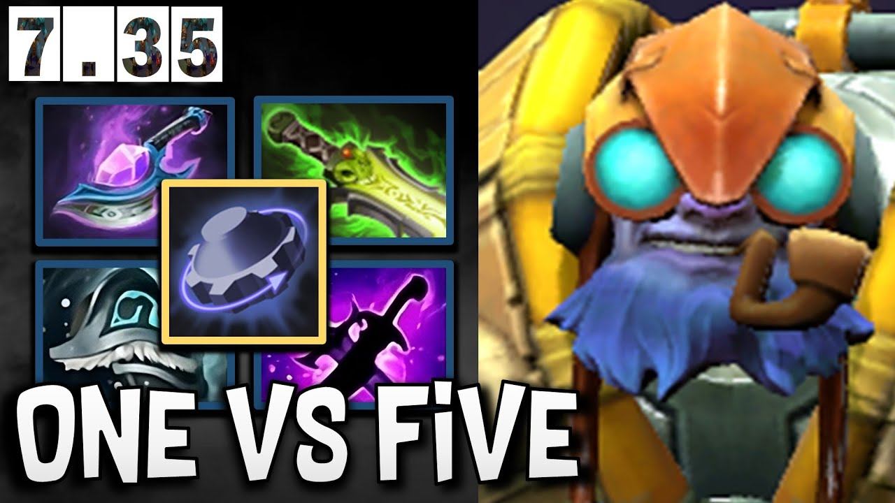 Tinker Gameplay with 1000 GPM and Arcane Blink - Dota 7.35 смотреть онлайн