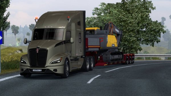 110 / ETS 2 1.52 / Kenworth T680 / Уже в Америке  / MARIO MAP.