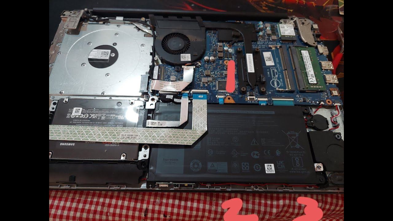 Dell Inspiron P66F ssd and battery replacement смотреть онлайн