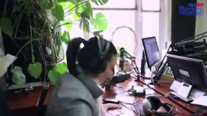 Анастасия Приходько в студии радио Шарманка