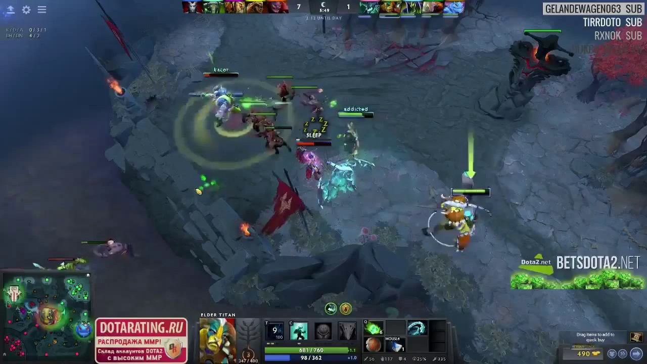 [5/9] 01.01.2017 Nexus Stream. Dota 2. Elder Titan смотреть онлайн