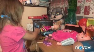 Алеся лечит Машу, Эмили, и кукол лол