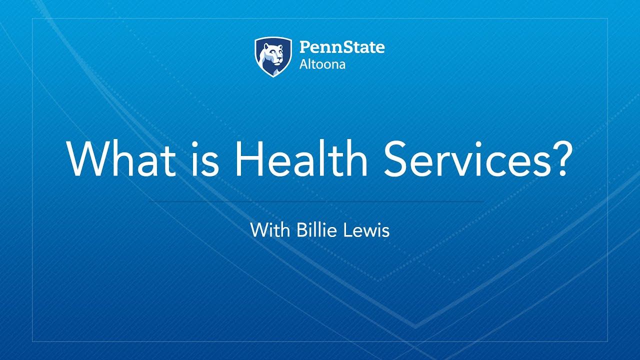 What is Health Services | Penn State Altoona смотреть онлайн