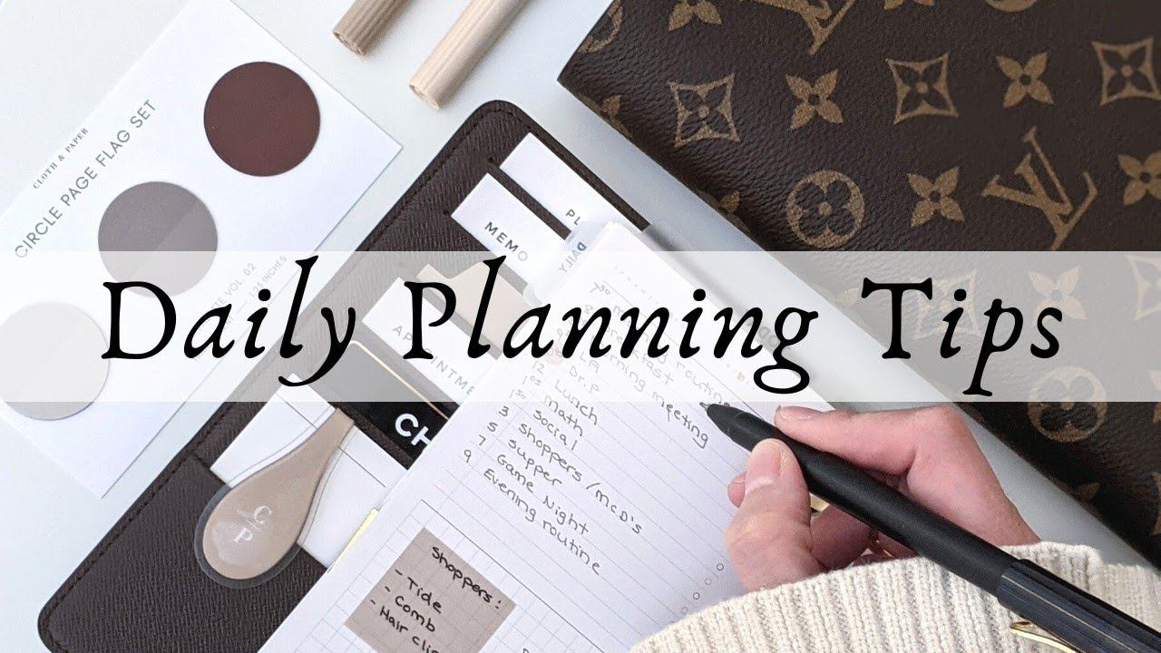 3 Daily Planning Tips | How to Plan Your Day Effectively смотреть онлайн
