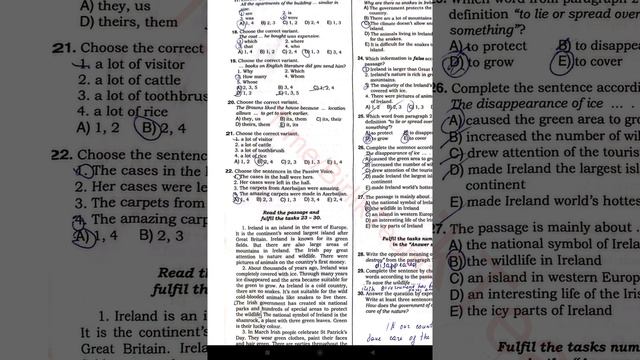17.03.2024 / IX sinif Buraxılış İmtahanı / İngilis dili / Rus bölməsi / Ləman müəllim #MHM смотреть онлайн