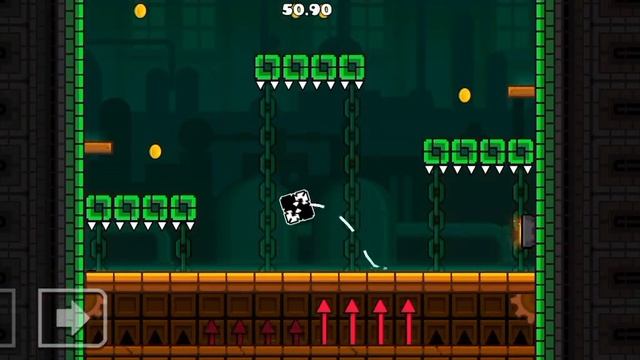 Как пройти второй уровень в Tower на 3 монеты в geometry dash. смотреть онлайн