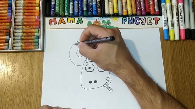 Как нарисовать Барана / Урок Рисования / How to draw a Ram / Drawing Lesson смотреть онлайн