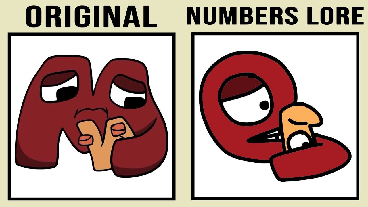 Alphabet Lore vs New Numbers Lore (by SoupEarthSociety) Comparison #2 смотреть онлайн