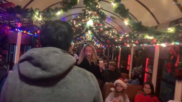 Christmas Train of Lights || Niles Canyon Railway || American Mallu Family (AMF) смотреть онлайн