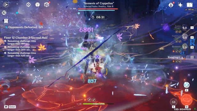 Genshin Impact 4.0 Spiral Abyss - Raiden Overload & Yae Hyperbloom смотреть онлайн