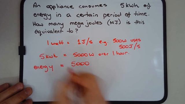 How to convert electrical energy from kilowatt-hours (kWh) to Megajoules (MJ) смотреть онлайн