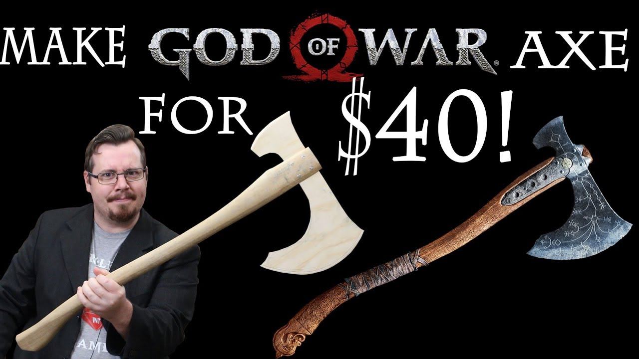Make Kratos' God of War axe for $40 смотреть онлайн