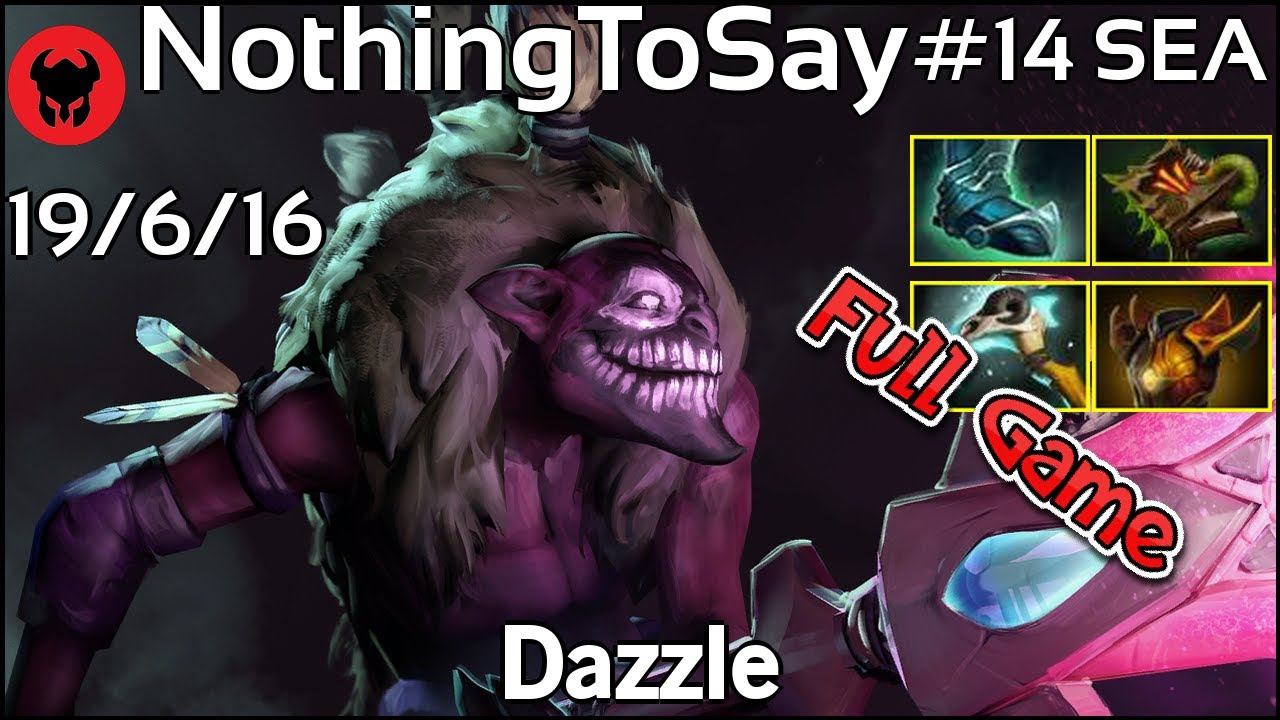 NothingToSay plays Dazzle!!! Dota 2 Full Game 7.20 смотреть онлайн
