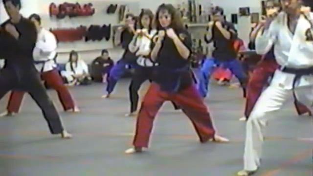 Ray Rice Martial Arts Adult Belt Test December 1994 Line Drill Segment смотреть онлайн