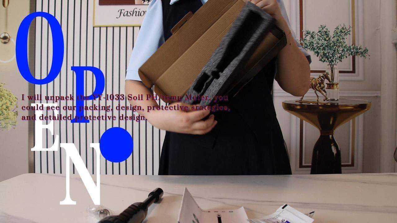 Unpacking of YY 1033 Bluetooth Soil PH Meter смотреть онлайн