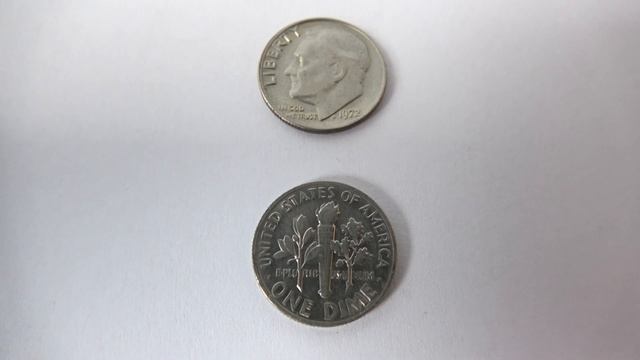 10 Cent USA 1972 - Roosevelt Dime Coin смотреть онлайн