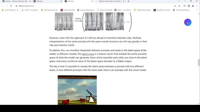 RIFFUSION real time AI music generation with stable diffusion , Text to Music AI Explained смотреть онлайн