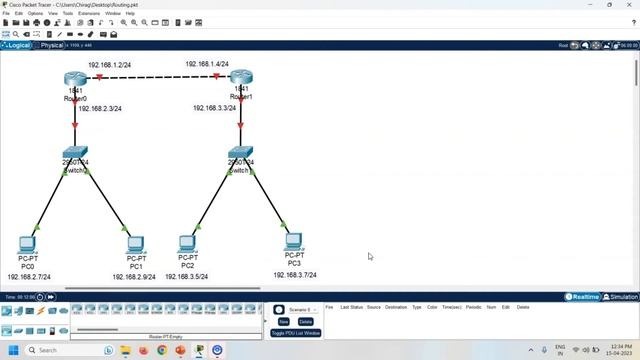 How To Configure Static And Dynamic Routing In Cisco Packet Tracer?