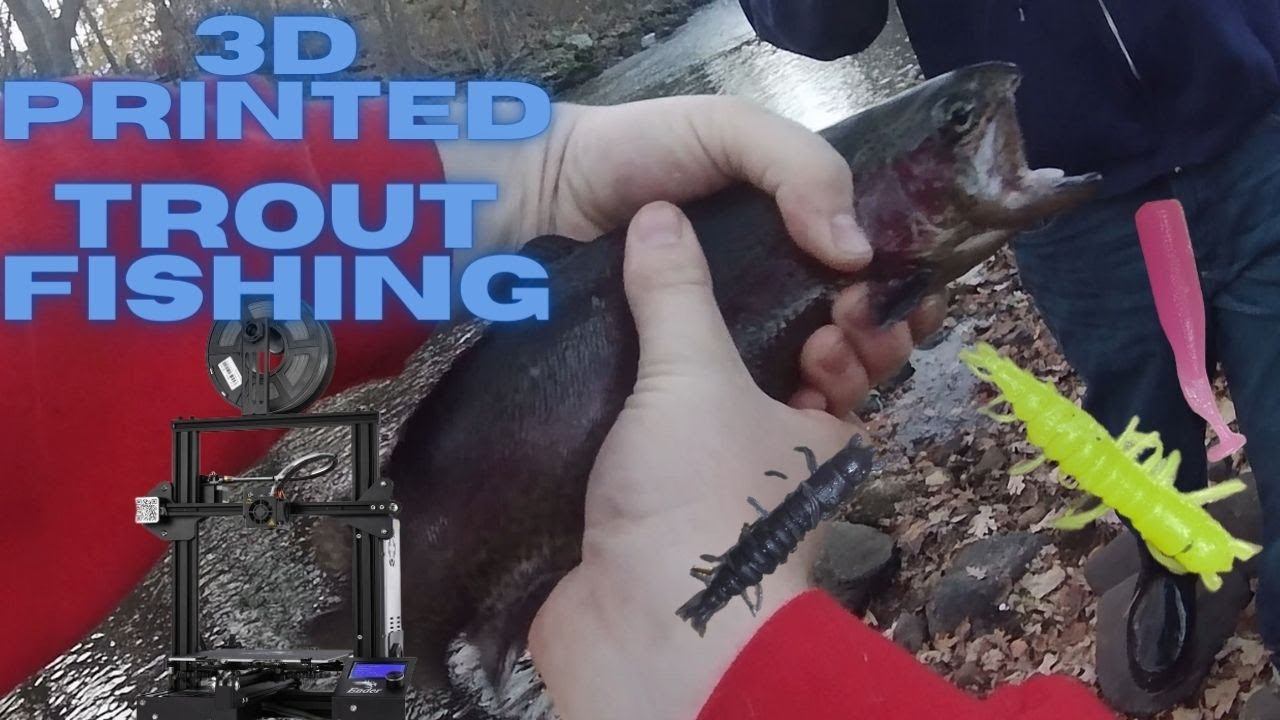 Trout Fishing with 3D Printed Soft Plastics смотреть онлайн