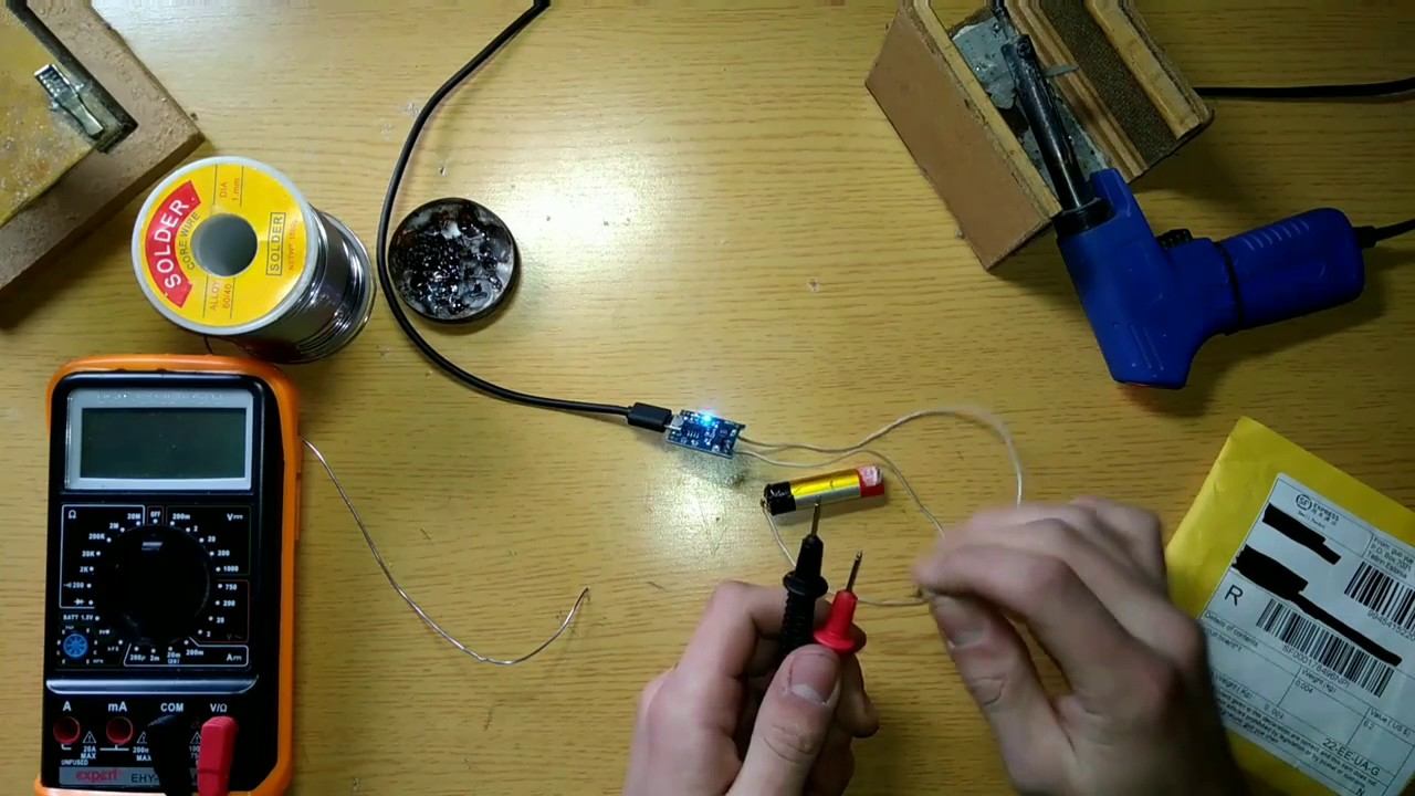 Распаковка и обзор модуля зарядки Li ion 3# смотреть онлайн