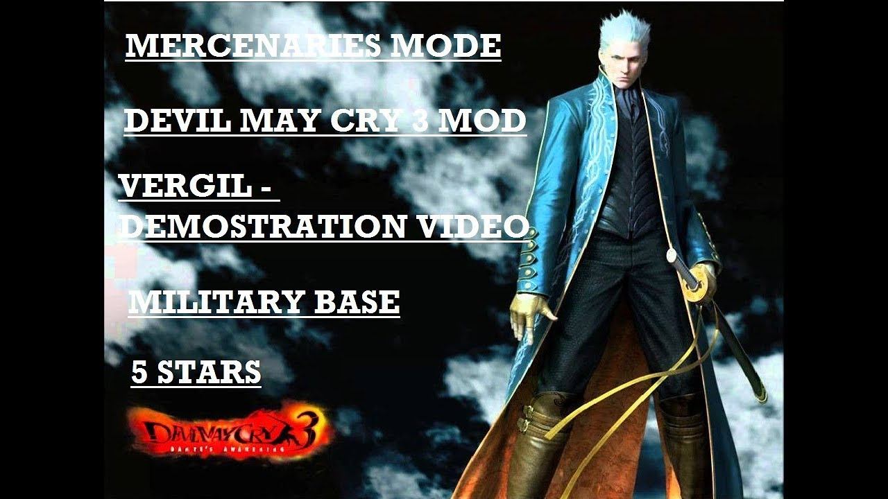 [RE4] Mercenaries - VERGIL (Devil May Cry 3 MOD) - 5 STARS - Military Base - Demostration смотреть онлайн
