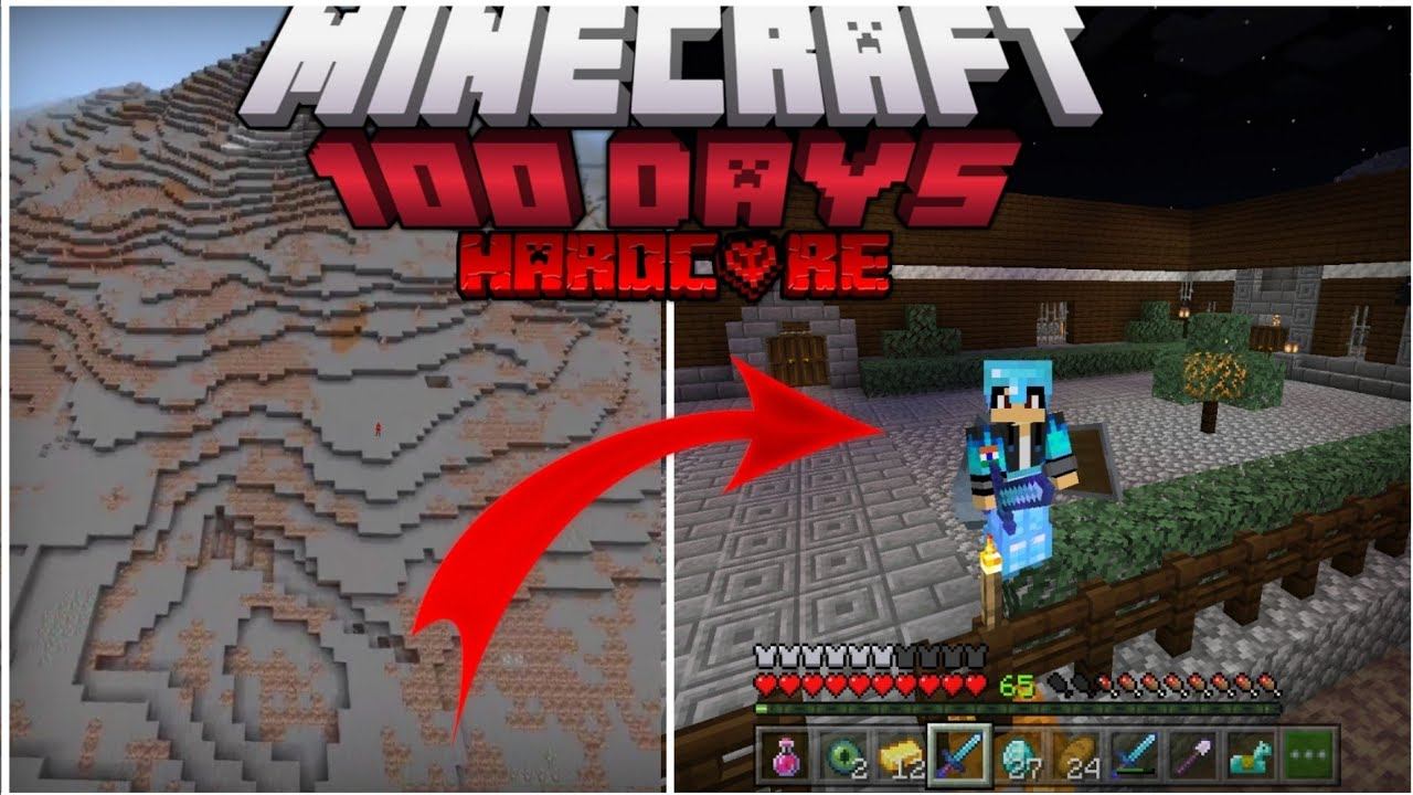 i survived 100 days minecraft diamond only world смотреть онлайн