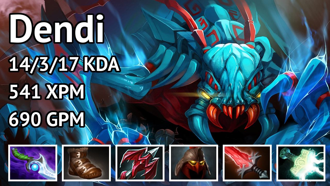 Dota 2 Dendi - Weaver highlights - Game 2923969503 смотреть онлайн
