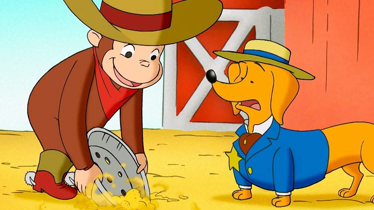 Curious George Go West Young Monkey Kids Cartoon Kids Movies Videos for Kids