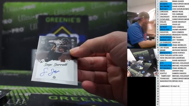 2021 PANINI LUMINANCE FOOTBALL HALF CASE BREAK #1 7-10-21 смотреть онлайн