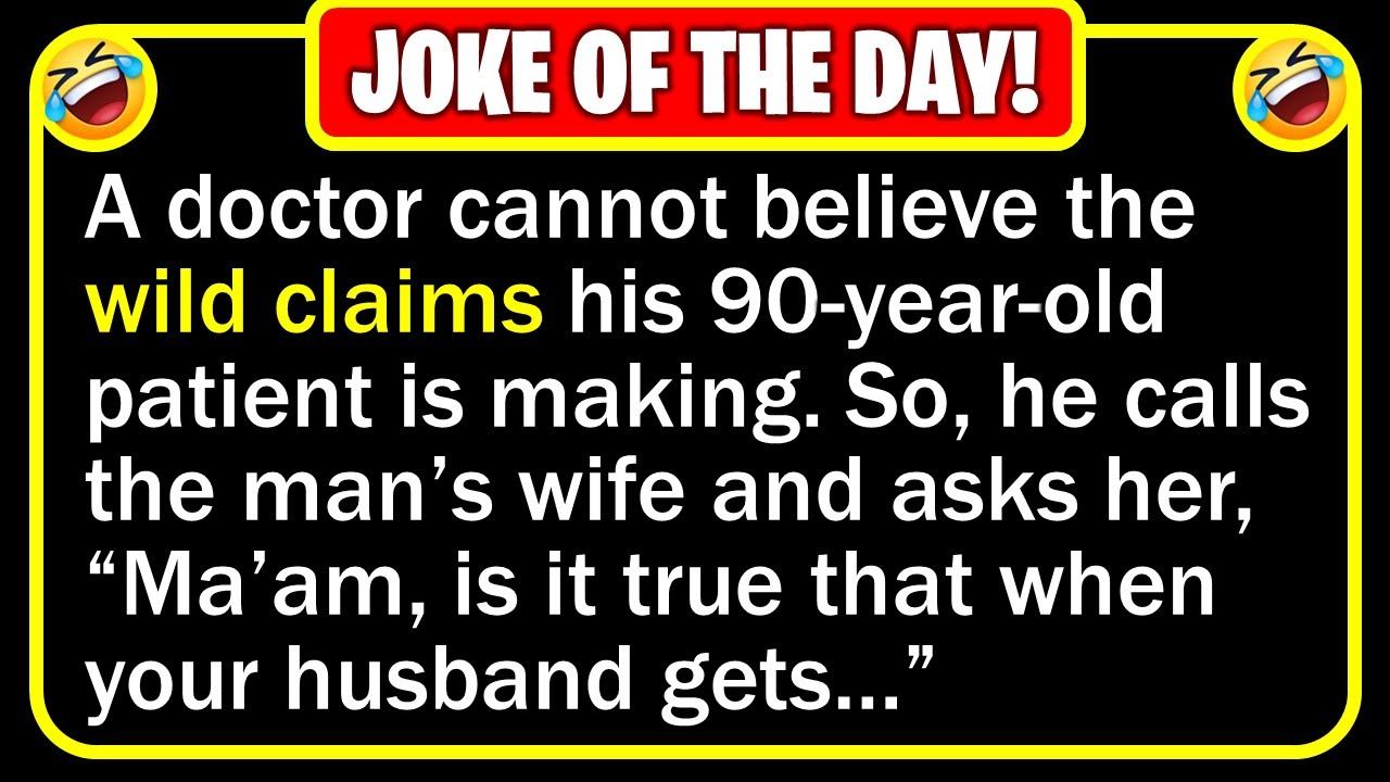🤣 BEST JOKE OF THE DAY! - A 90-year-old man goes for a physical, and all of... | Funny Daily Jokes смотреть онлайн