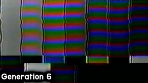 VHS Generation Loss Demonstrated in 20 Seconds