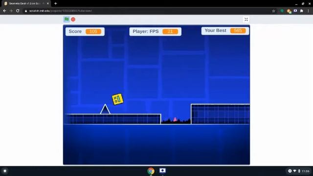 Geometry Dash on Scratch: Stereo Madness Part 1 смотреть онлайн