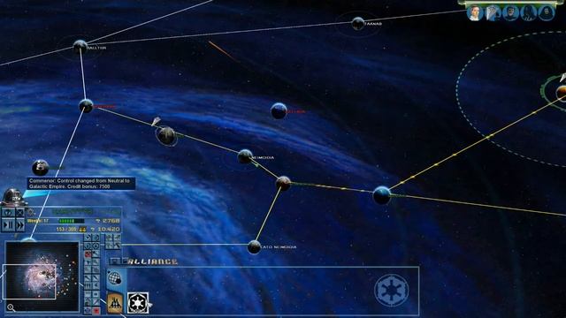 Basics playing galactic mode - Star Wars Empire at War - FOC Alliance смотреть онлайн