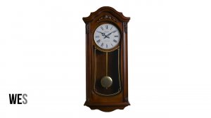 Кварцевые деревянные настенные часы с маятником и мелодией