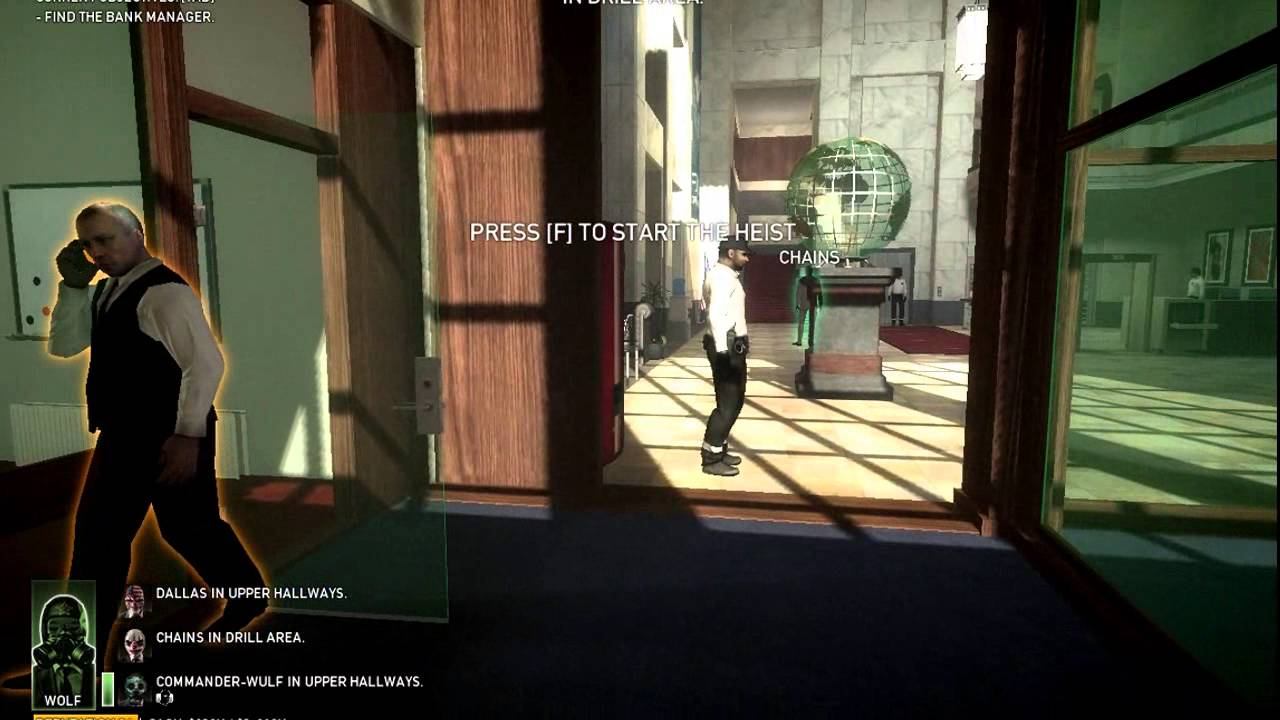 PAYDAY: The Heist W/Commander-wolf "Where is the bank Man" смотреть онлайн