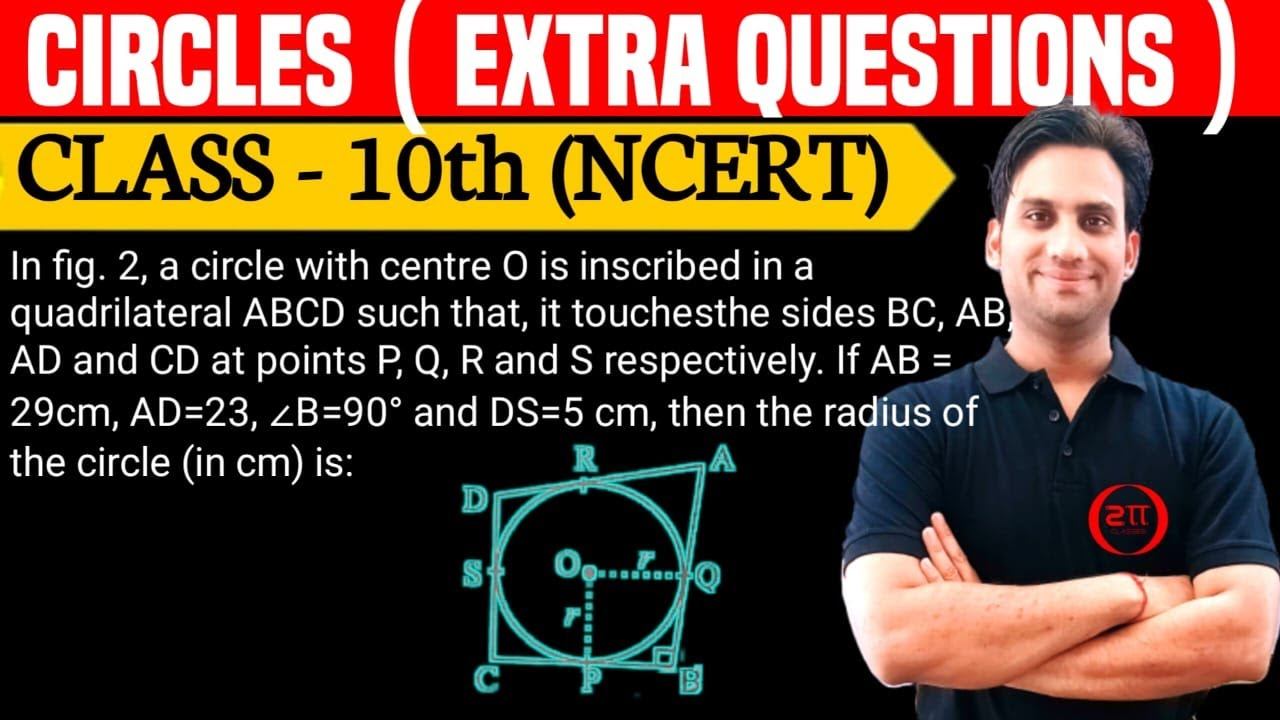 In fig.2, a circle with centre O is inscribed in a quadrilateral ABCD such that, it touvhes the sid смотреть онлайн