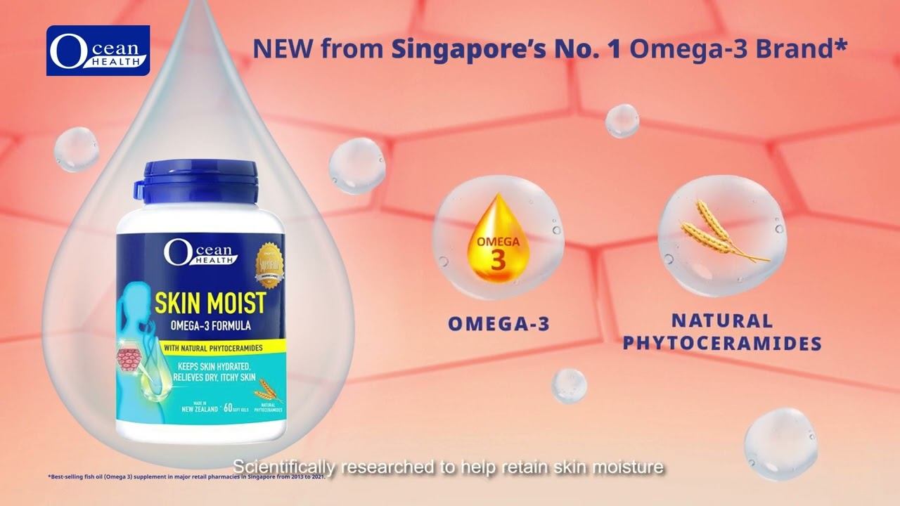 Skin Moist Omega-3 Formula TV Commercial (In English) • Ocean Health смотреть онлайн