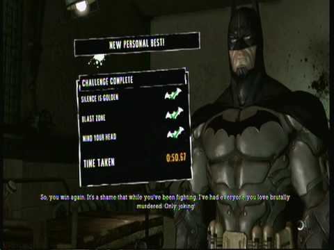Batman: Arkham Asylum Silent Knight Predator Challenge смотреть онлайн