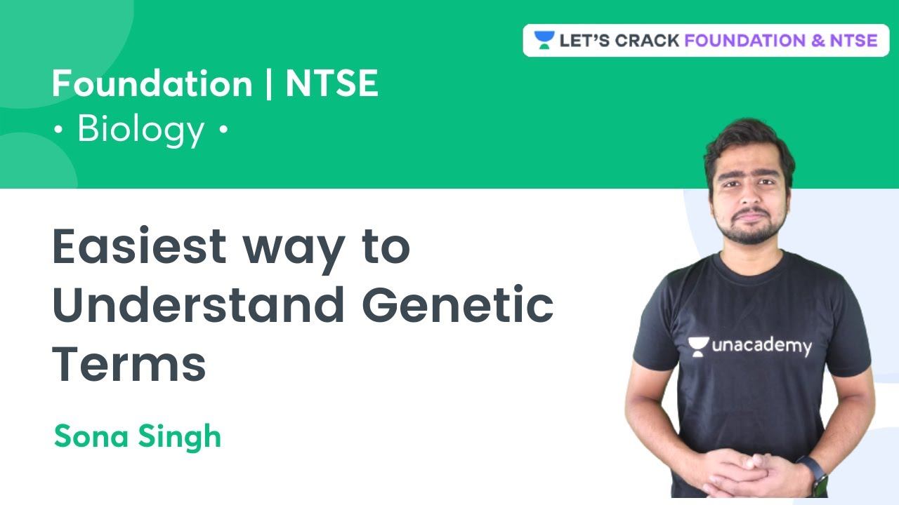 Easiest way to Understand Genetic Terms | Biology | Let's Crack Foundation & NTSE | Sona Singh смотреть онлайн