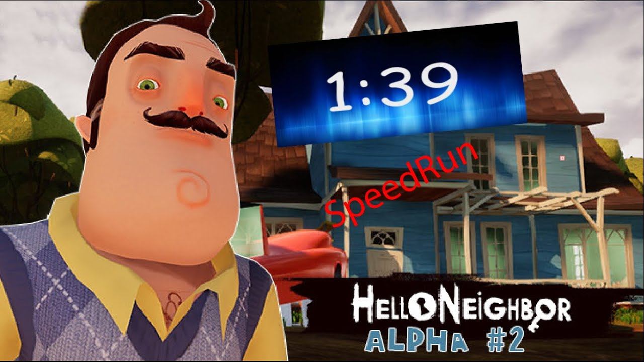 Hello Neighbor Alpha 2 Speedrun PC Any% 1:39 смотреть онлайн