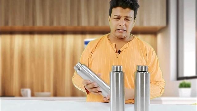 Cheap & Best Stainless Steel Bottle Review | Stainless Steel Water Bottle | Fridge Water Bottle смотреть онлайн