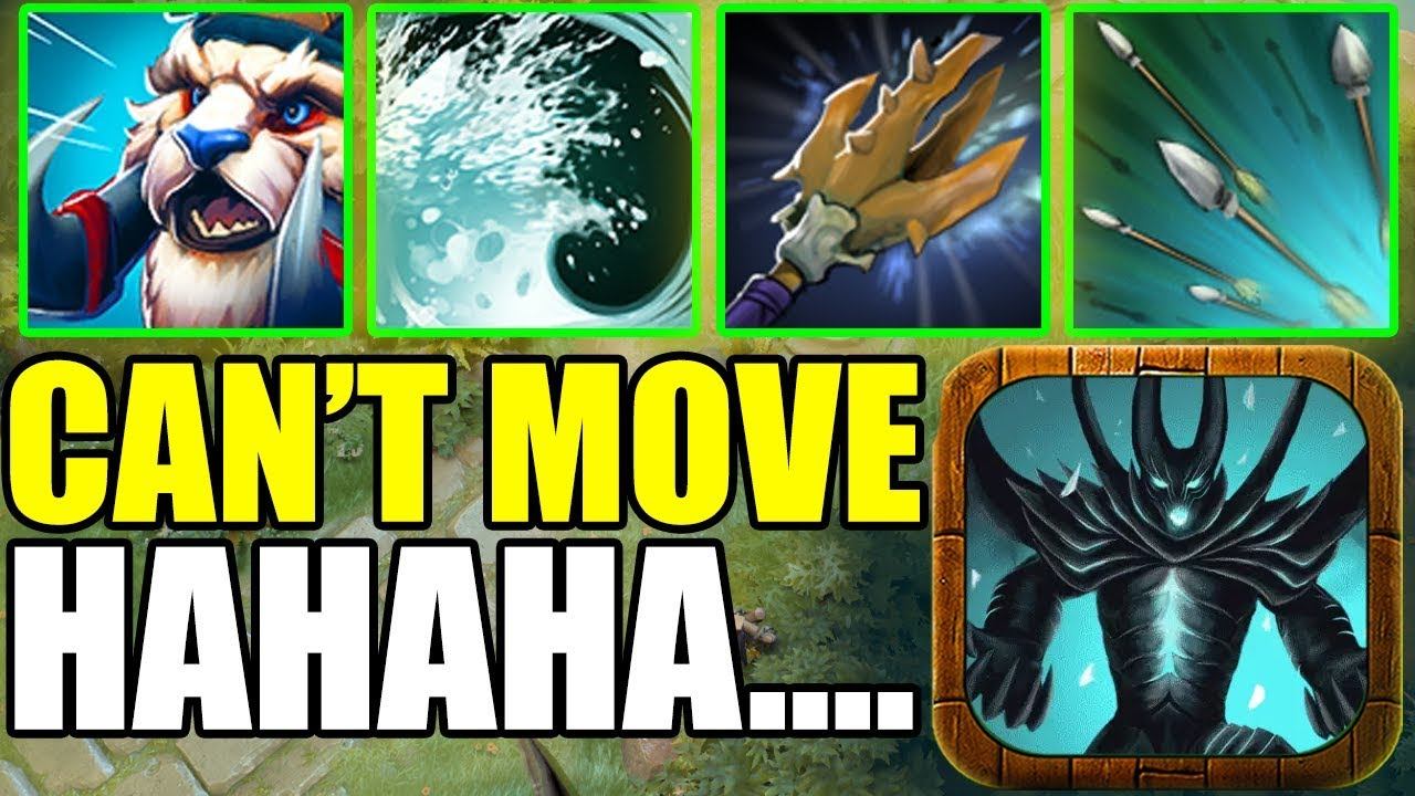 FOCUS FIRE COMBOS CAN'T MOVE BABY ! Ability Draft Dota 2 смотреть онлайн