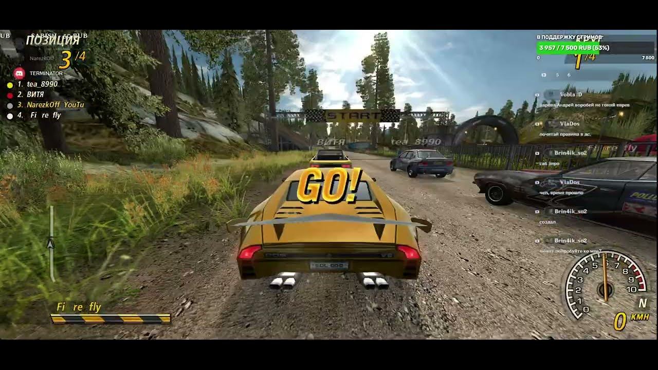 Играем во FlatOut 2 в онлайне смотреть онлайн