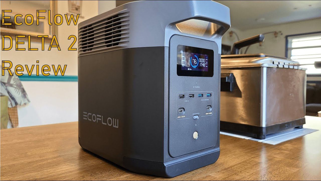 EcoFlow DELTA 2 Power Station Review | 1,024Wh Capacity 1800W Output LFP Batteries! смотреть онлайн