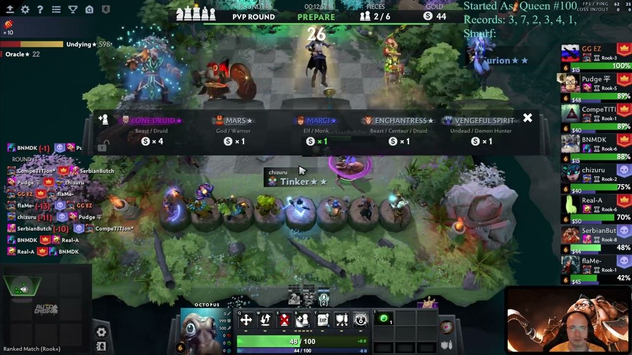 4 Monks, Cents & Beasts with Marci T3! 14.3.2023 Dota Auto Chess Rook+! смотреть онлайн