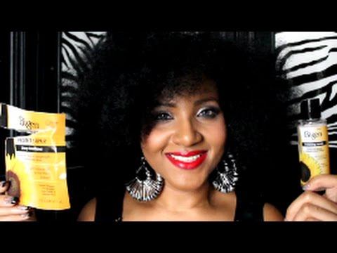 Review: Bigen Protect and Repair Deep Conditioner Polishing Serum on my Curly Hair смотреть онлайн