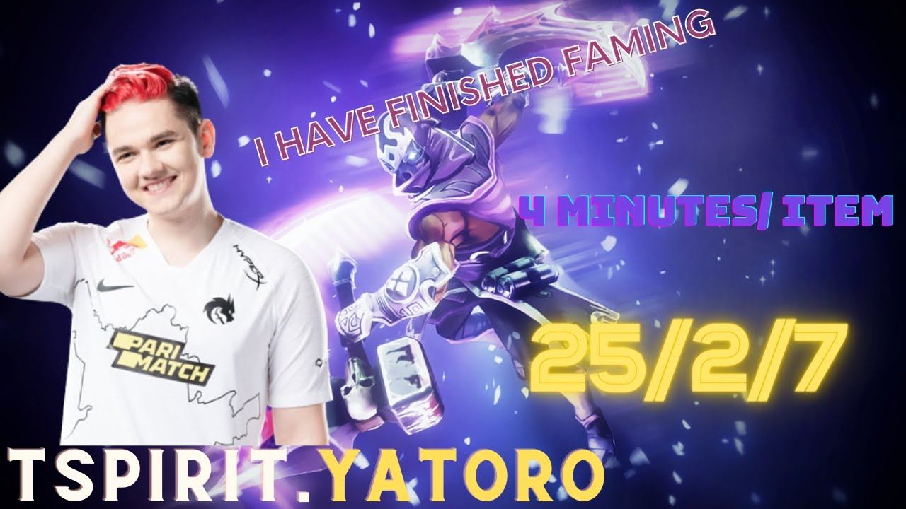 TSpirit.Yatoro - Anti Mage CARRY - 4 minutes 1 items 900+GPM [Dota 2 Pro Highlight] смотреть онлайн