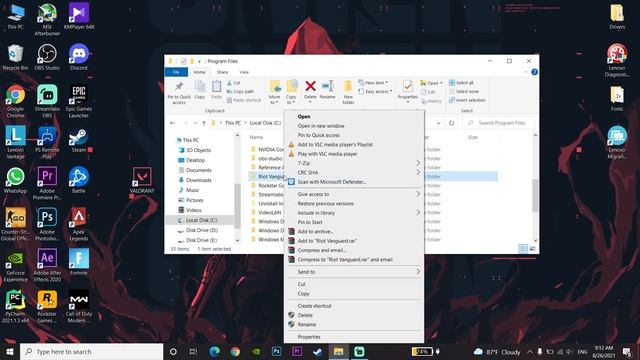 How to fix valorant error code 57 | vanguard not initialized fix смотреть онлайн
