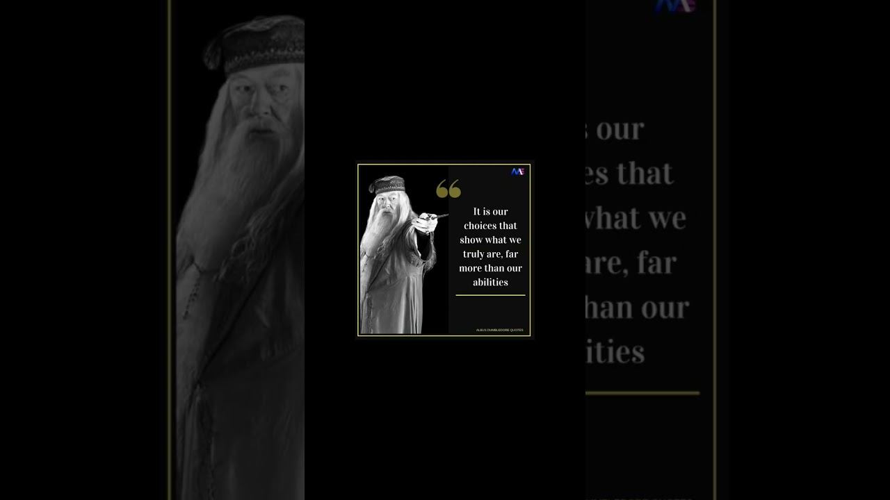 Albus Dumbledore quotes #harrypotter смотреть онлайн